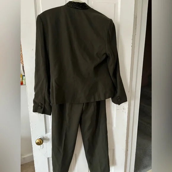 Kasper For ASL Vintage Pantsuit Sz 12 - Picture 4 of 8